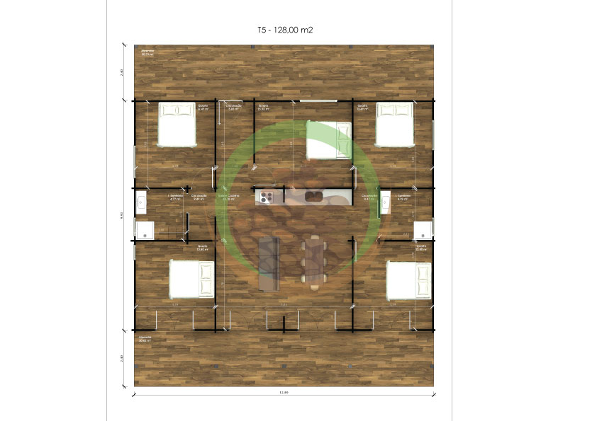 Planta da Casa T5