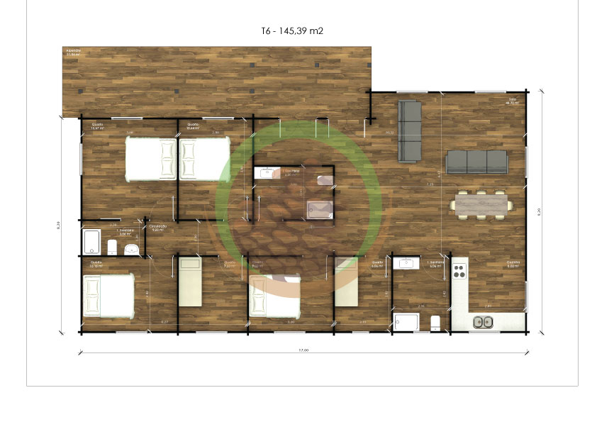 Planta da Casa T6
